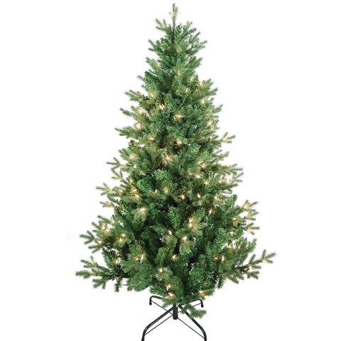 Kurt Adler 5-Foot Pre-Lit Clear Incandescent Jackson Pine Tree