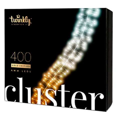 Kurt Adler Twinkly 400-Light AWWLED Cluster Garland Light Set (Generation II)