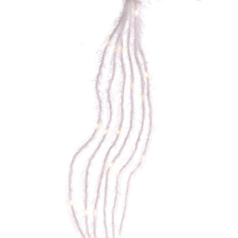 Kurt Adler Kurt Adler 120-Light Warm White Fuzzy Multi Strand Warm White LED Set