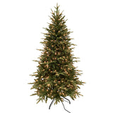 Kurt Adler 6.5' Pre-Lit Clear Incandescent Grand Fir Tree