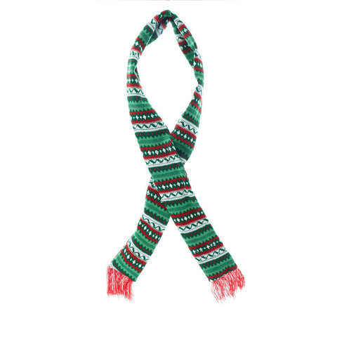 Kurt Adler Yarn Knit Scarf Garland (Set of 6)