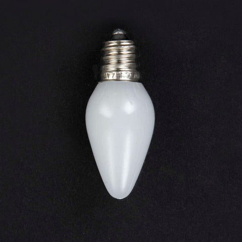 Kurt Adler Warm White Opaque C9 LED Bulbs 25 Piece Set