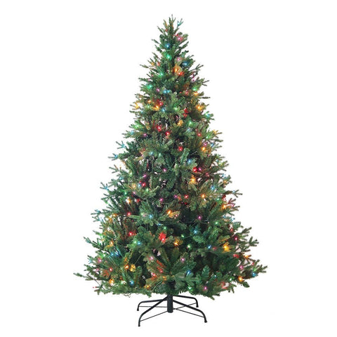 Kurt Adler 7-Foot Pre-Lit Multi-Color Incandescent Jackson Pine Tree